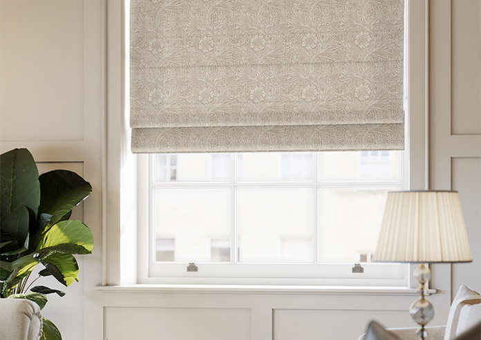William Morris Marigold, Woven Linen - Roman Blind - Image 5